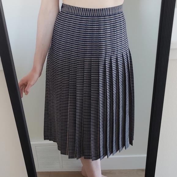 Vintage Aquascutum London wool plaid skirt size 4 - Picture 3 of 11